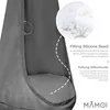 MAMOI® závesné kokonové kreslo z velvetovej látky s Náhľad obrázku produktu 5