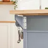 SoBuy Kuchynský ostrov Úložný nábytok s rozširiteľnou Náhľad obrázku produktu 12