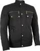 Herren Motorrad Textiljacke mit Protektoren schwarz Wind Produktbild-Vorschau 2