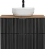 Waschtisch-Unterschrank 80cm mit Keramik Waschbecken Produktbild-Vorschau 1