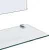 vidaXL Lustro ścienne z półką 50×60 cm szkło hartowane Podgląd zdjęcia produktu 4