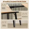 HOMCOM Esstisch Ausziehbar 120-160x80cm Esszimmertisch für Produktbild-Vorschau 8