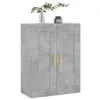vidaXL Wandschrank Betongrau 69,5x34x90 cm Holzwerkstoff - Produktbild-Vorschau 5