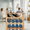 Relaxdays Weinregal Bambus, Getränkeregal für 28 Flaschen, Produktbild-Vorschau 5