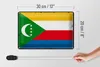Blechschild Flagge der Komoren 30x20cm Retro Flag Comoros Produktbild-Vorschau 5