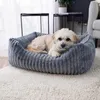 4L Textil BELLA Plüsch-Hundebett und Katzenbett mit breiten Produktbild-Vorschau 1