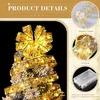 5M Warmweiß Weihnachtsband Lichter, Gold Batteriebetrieben Produktbild-Vorschau 3
