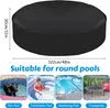 Poolabdeckung Rund für Hundepool, 122 x 30cm Wasserdicht Produktbild-Vorschau 5