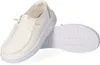 NOUVEAU Hey Dude Femmes Slipper in Spark White en tissu/lin Voir les images du produit 8