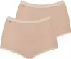 Sloggi Damen-Slips, hautfarben, Basic+ Maxi, 2-teilig, aus Produktbild-Vorschau 3