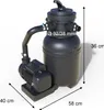 OK-Living Sandfilteranlage , 7000 Liter/Stunde, Schwarz Produktbild-Vorschau 3