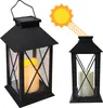 Deko-Laterne Solar schwarz 1 LED Kerze Flackereffekt Produktbild-Vorschau 6