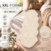 XXL Lammfell 180x60cm Teppich Kunstfell Bettvorleger Produktbild-Vorschau 3