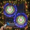 2x 200 LED świecących kulkowych lampek na baterie, wiszące Podgląd zdjęcia produktu 1