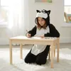 Pigiama Onesie Kigurumi Costume Travestimento Husky Nero Anteprima dell’immagine prodotto 7