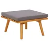 vidaXL 4-tlg. Garten-Lounge-Set mit Kissen Massivholz Produktbild-Vorschau 11