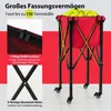 Chariot de balle de tennis pliable avec roulettes, sac Voir les images du produit 5