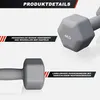 GORILLA SPORTS® Hanteln Set - Neopren, 2x4kg, Guss, Grau - Produktbild-Vorschau 5