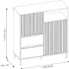 Wohnzimmer Möbel Set in Weiß modern mit Sideboard, Produktbild-Vorschau 12