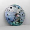 Wanduhr - Rund - Glasuhr - Meer Segelschiff - 30x30cm - Produktbild-Vorschau 4