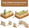 Zaunpfosten Staketenzaun 105 cm 5er Set · Viele Größen · Produktbild-Vorschau 6