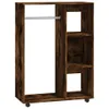 vidaXL Kleiderschrank Räuchereiche 80x40x110 cm Produktbild-Vorschau 4
