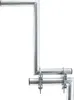 PremiumX Z-Ausleger 50cm Ø 42mm Stahl mit Schellen SAT Mast Produktbild-Vorschau 3