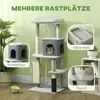 PawHut Kratzbaum 132 cm Katzenbaum mit Katzenhöhle, für Produktbild-Vorschau 4