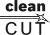 The image contains the text "clean CUT" with a graphic element resembling a starburst or sparkle, suggesting a clean or sharp cut. Anteprima dell’immagine prodotto