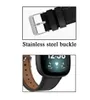 Strap-it Fitbit Sense Armband Leder (schlankes Schwarz) Produktbild-Vorschau 2