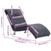 "im  " Chaiselongue mit Kissen Grau Wildleder-Optik - Produktbild-Vorschau 10