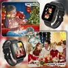 Collage of images showing a smartwatch being used by children and a family during Christmas. Produktbild-Vorschau