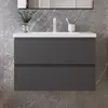 80 cm Badmöbel-Set Unterschrank mit Mineralguss waschtisch Produktbild-Vorschau 1