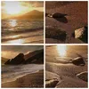 Bild auf Leinwand - Leinwandbild - Strand Wolken Abend Produktbild-Vorschau 8