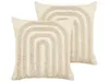 BELIANI Set aus 2 dekorativen Tufted-Kissen aus Baumwolle Produktbild-Vorschau 1