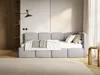 Selsey Cloudy – Jugendbett 90x200, Kopfteil rechts, Samt Produktbild-Vorschau 2