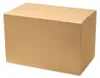 A brown cardboard box on a white background. Podgląd zdjęcia produktu
