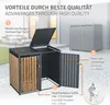 ML-Design 2-košový box na 2 koše 240L 132x80x116,3 cm Náhľad obrázku produktu 3