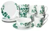 Eukalyptus 18dílná snídaňová sada porcelán 6 osob talíř Náhled obrázku produktu 2