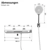 Brausebatterie-Set, Brausebatterie mit Handbrause & Ablage, Produktbild-Vorschau 6