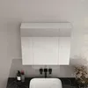 Závěsná koupelnová skříňka s trojdílným zrcadlem 60 cm Náhled obrázku produktu 2