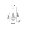 Ideal Lux lampa wisząca Monet Sp5 Biały Podgląd zdjęcia produktu 3