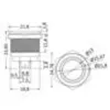 FLAT in acciaio inossidabile. Interruttore ON-OFF 12/24 V Anteprima dell’immagine prodotto 5