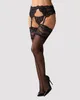 Kousen - Obsessive 810 Stockings Black L/XL Productafbeelding-voorbeeld 16