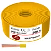 100m Aderleitung H07 V-K GE 1x1,5 mm² Gelb Einzelader Produktbild-Vorschau 4