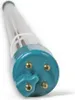 Close-up of the base of a UV-C lamp with a blue connector and gold pins. Produktbild-Vorschau
