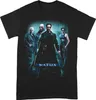 Matrix - Tričko pánské/dámské uni BI206 (M) (černá/modrá) Náhled obrázku produktu 1