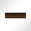 Lysel® Kederschiene Kederleiste Aluminium 45° braun für Produktbild-Vorschau 3