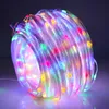 A coil of colorful LED string lights. Produktbild-Vorschau