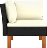 vidaXL Canapé d'angle 2 pcs. Poly rotin et bois massif Voir les images du produit 3